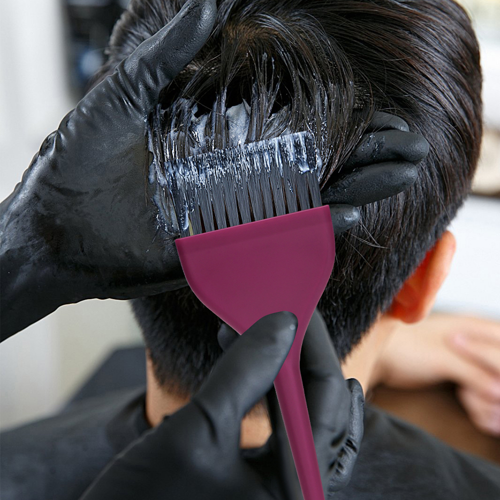 Brosses de coloration des cheveux, 3 pièces, peignes, outils de embaupour salon, trois modèles, brosse détaillée, accessoires de coiffure pour barbier