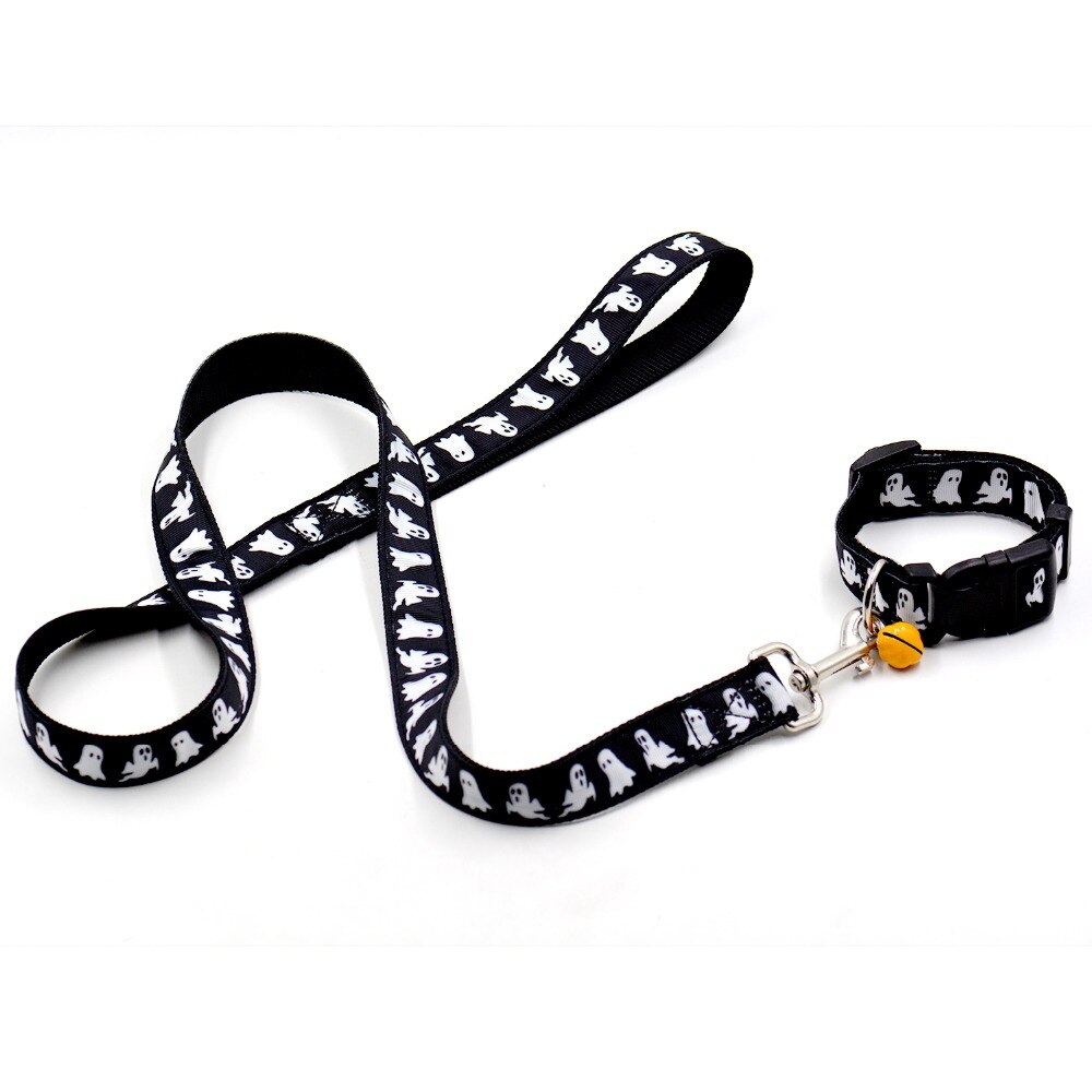 Lamphyface Halloween Katzenhalsband – 2 Stück Mit Schleife, Glöckchen & Verstellbarer Sicherheit