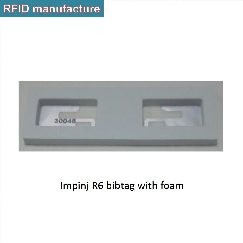 10 kpl ilmainen impinj monza  r6 siru uhf rfid ilmainen smartrac dogbone bib tags testinäyte urheilun ajoituskilpailuun: Impinj  r6 bibtag
