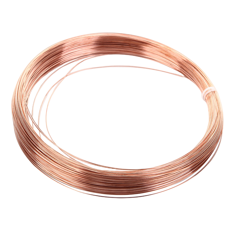 0.3/0.5/0.8/1/1.2mm 10M T2 Pure Copper Wire Durable Conductive Copper Wire Superfine Copper Wire For Electroculture DIY Crafting: black