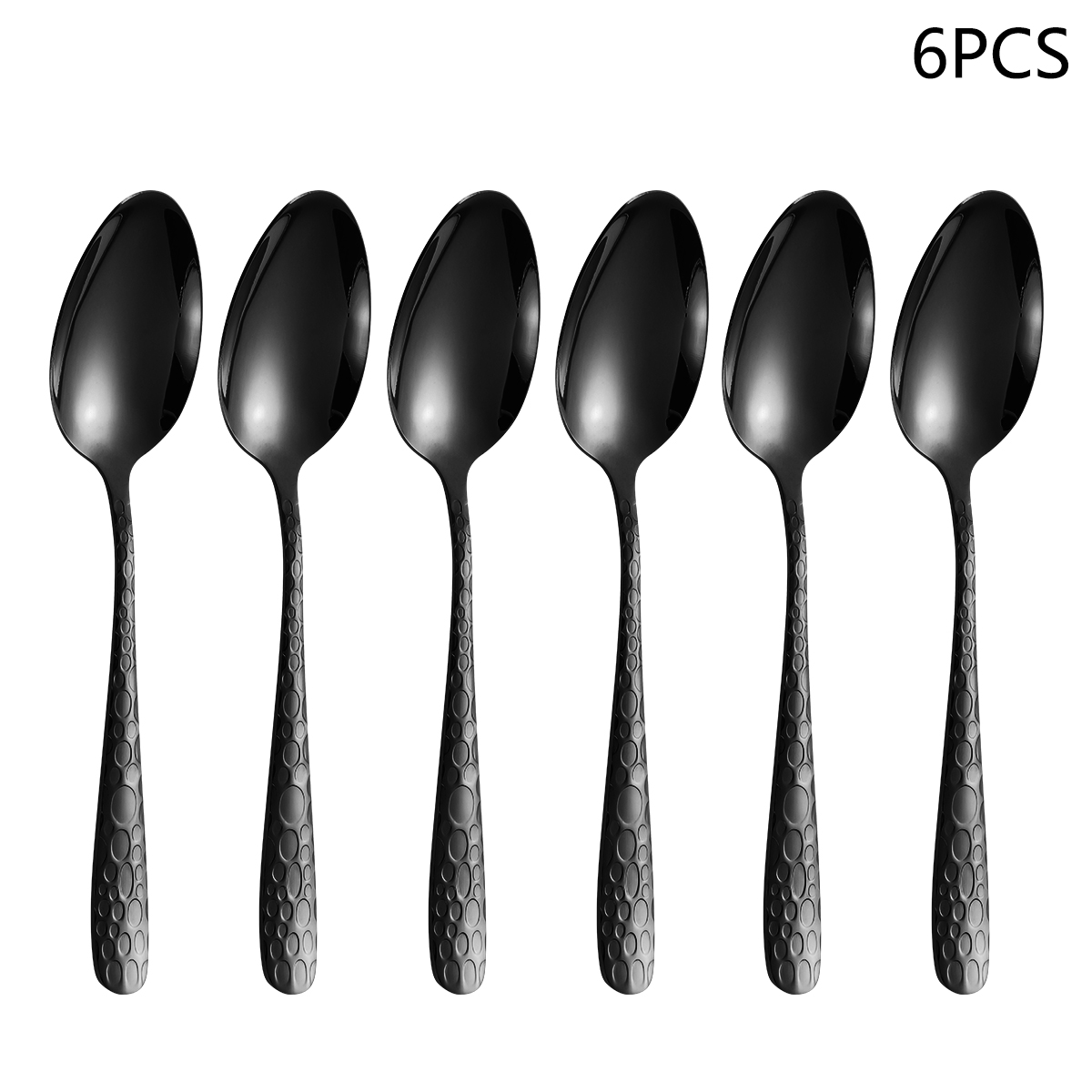 Couverts, couteaux, fourchettes et cuillères en acier inoxydable noir, ustensiles de cuisine pour la maison, vaisselle de dîner de 4/6/16/24 pièces: GRIS