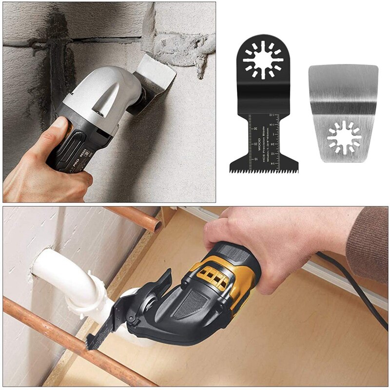 Saw Blades Kit Mix Blades,Multitool Oscillating Tool Accessories,Multifunctional Tool Accessory Set for Fein Multimaster