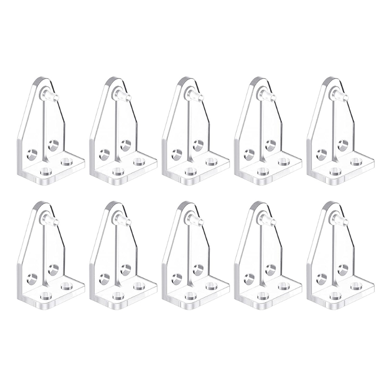 10 Stuks Houd Beugels Clear Plastic Jaloezieën Bodem Rail Houder Clips Vervanging Voor 2 Inch Horizontale Jaloezieën Tinten