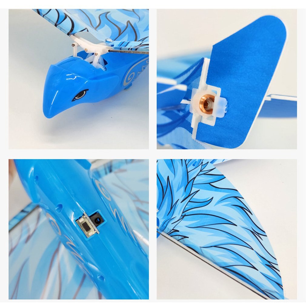 Remote Control Simulation Flying Bird 2.4G Remote Control Airplane Hand Throwing Flying Educational Toy