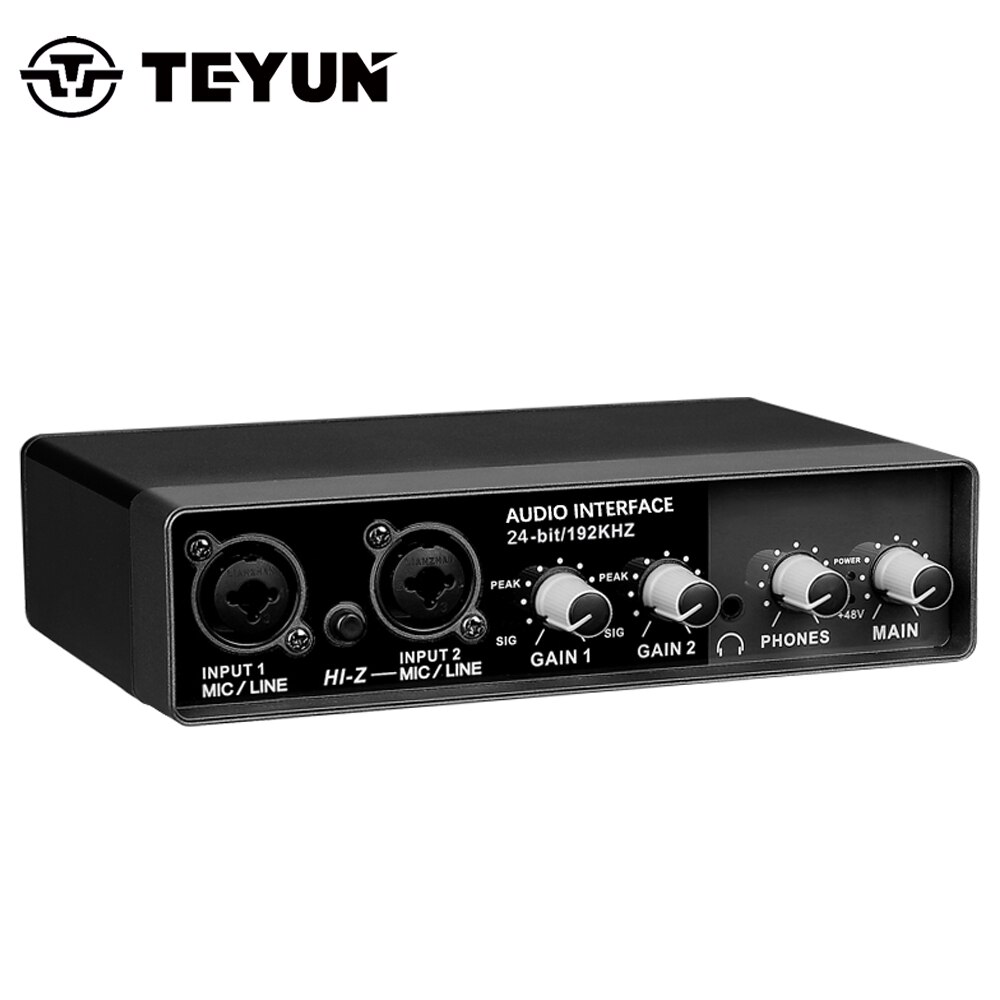 TEYUN Q-24 Q-22 Q-12 Professionelle Soundkarte Audio- Rührgerät Kanal Überwachung Elektrische Gitarre Live Aufnahme Für Studio Singen: TEYUN Q-22