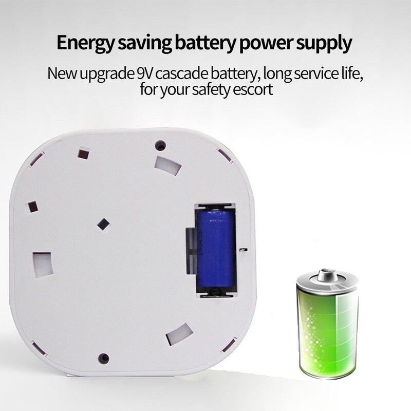 433MHz Smoke Detector Alarm Sound Greater Than 85dB Wireless Fire Alarm House Security Smart Home Security Alarm System