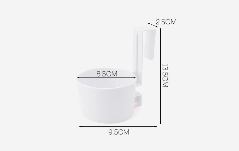 Badkamer föhn standaard organizer plank opbergruimte föhn rek houder deurhaak ring plastic badkamer opbergruimte