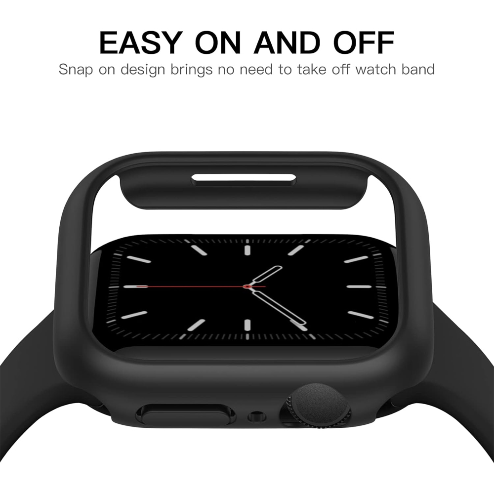 Cover For Apple Watch Case 46mm 42mm 41mm 45mm 44mm 40mm 38mm Accessories PC Protector bumper iWatch Series 10 9 7 8 6 se 5 4 3