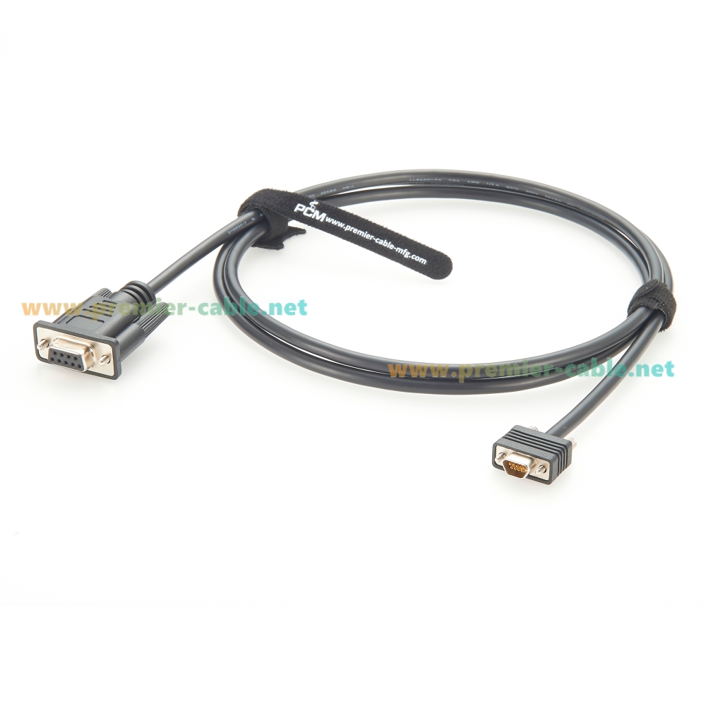 Micro DB9 Male to DB9 Female Industrial Camera tirgger Cable Receptacle Micro DB9 to D-Sub 9Pin Compatible Dell EMC 038-003-084