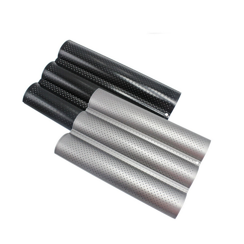 French Bread Mold For Baking Bread Wave Baking Tray Practical Cake Pan Baguette Mold 2/3/4 Groove Waves Bread Baking Tool