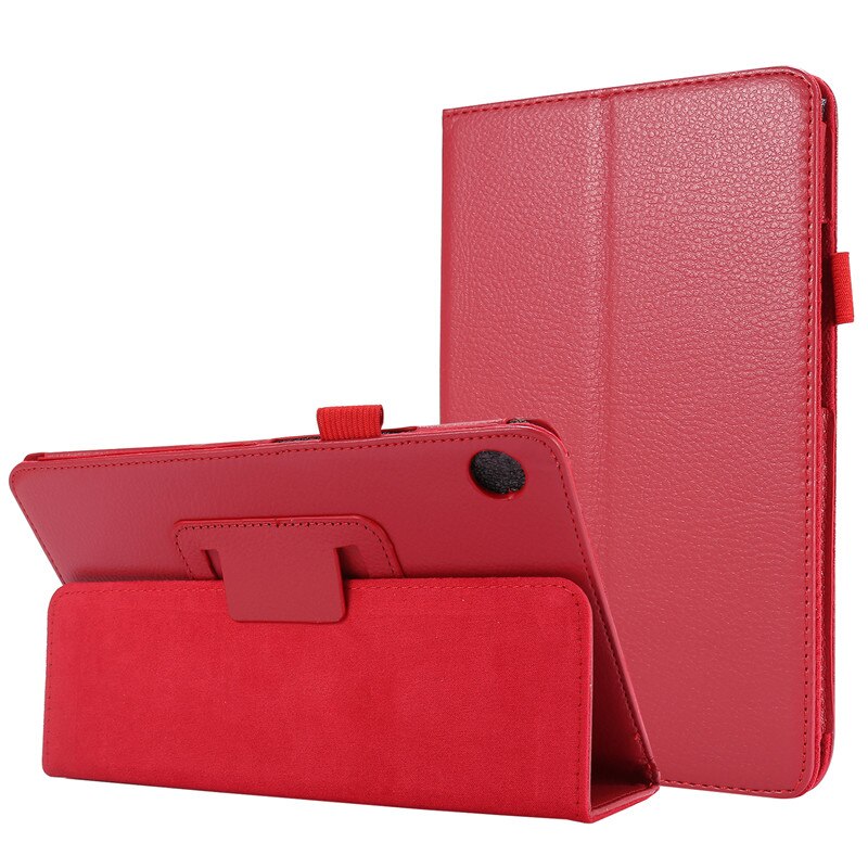 Case Voor Tablet Huawei Matepad Mate Pad T8 T 8 KOB2-L09 Kobe2-L03 Case Voor Huawei Matepad T 8 Tablet cover Etui 8.0 Inch: Red
