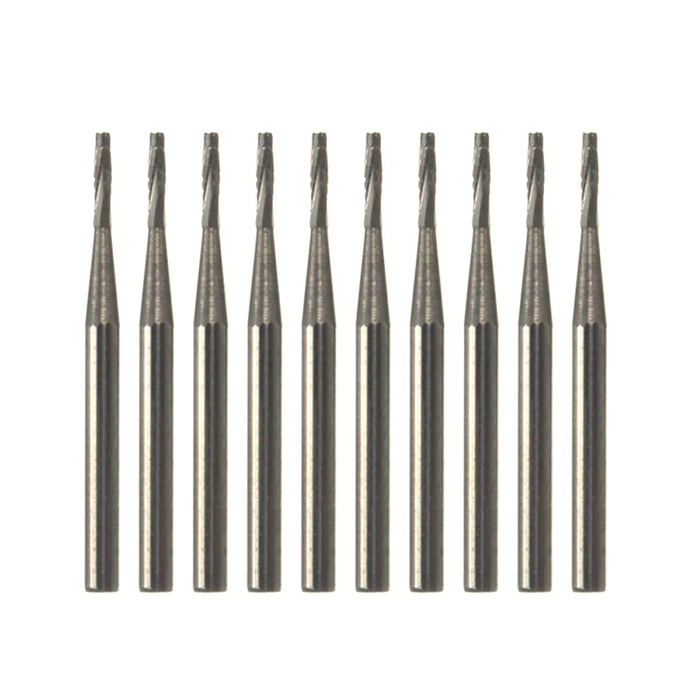 Brocas para reparación de parabrisas de vidrio de coche, herramientas de broca de carburo cónico de vidrio para coche, broca de perforación especial para reparación de automóviles, 10 Uds.