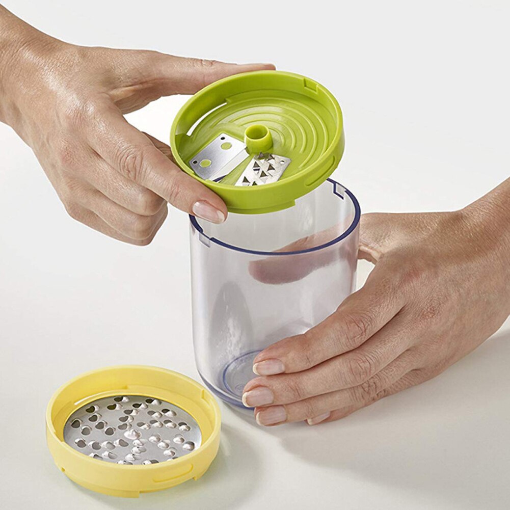 Râpe en spirale pour légumes et concombres | 3 en 1 à main, carotte concombre coupe-légumes, trancheur de fruits,