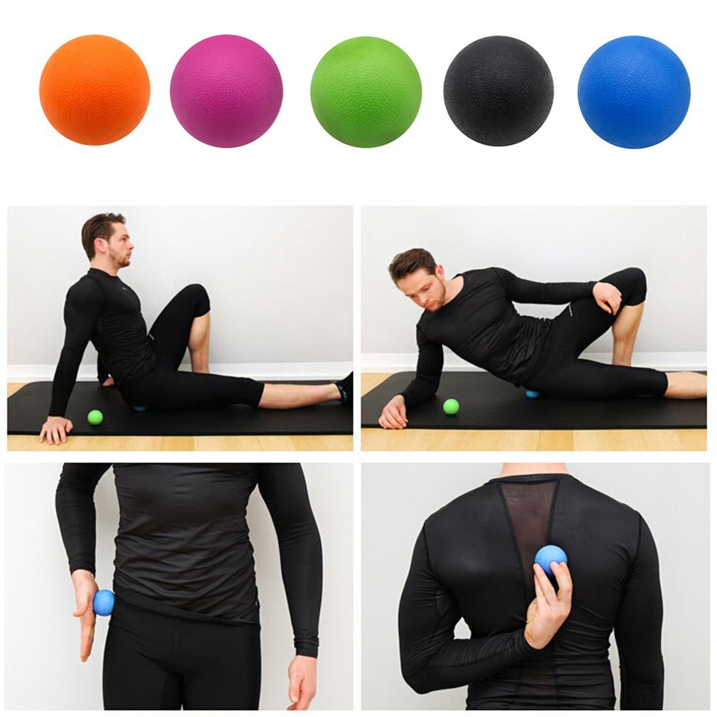 Fitness Verlichten Gym Enkele Bal Massage Bal Training Fascia Hockey Bal 6.3 Cm Massage Fitness Ballen Relax Spier Ballen