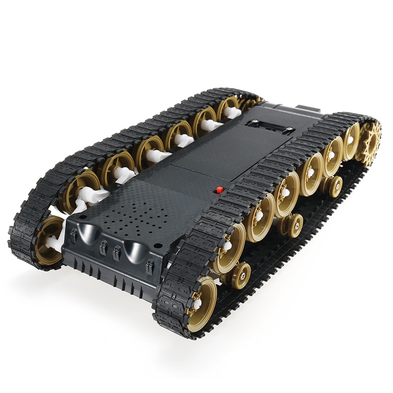 3 V-9 V Diy Schok Geabsorbeerd Smart Robot Tank Chassis Crawler Auto Kit Met 260 Motor Voor Scm
