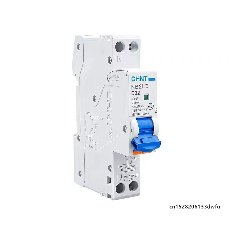 CHINT NB2LE 1P+N interruptor de protección contra fugas disyuntor NB2 AC TYPE RCBO