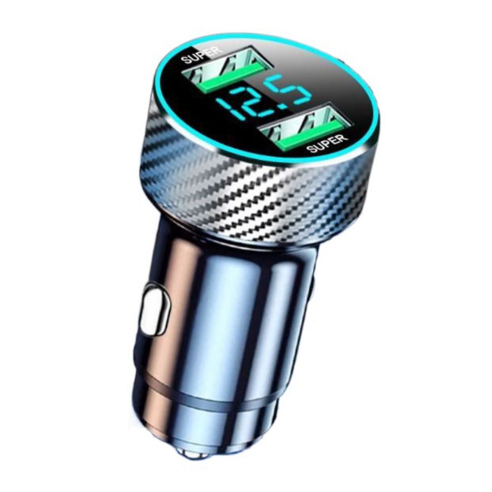 Cargador de teléfono para coche con puertos USB duales, adaptador tipo C de carga rápida de 240W para coche de 12-24v, no se puede apagar fácilmente: Verde militar