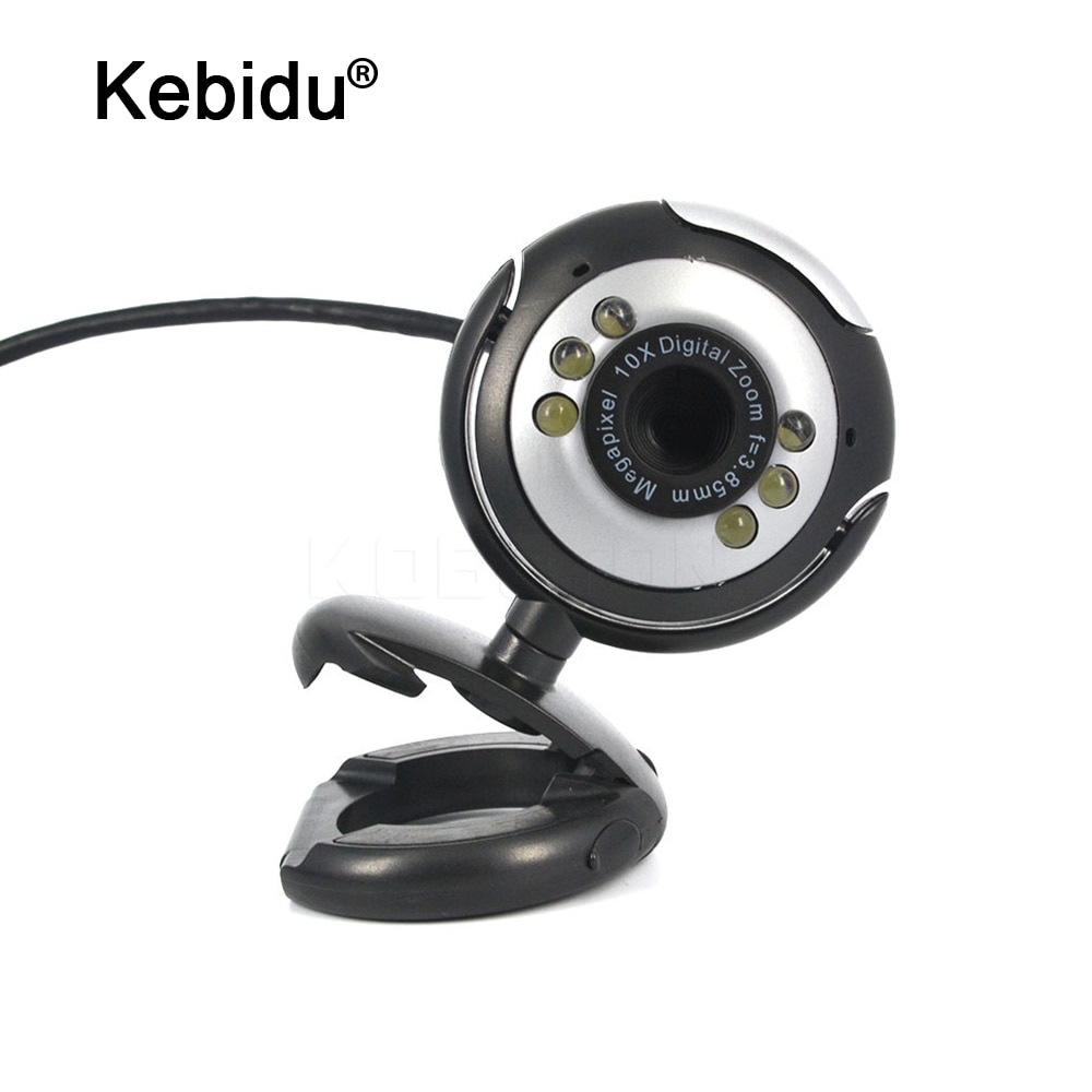 Kebidu Usb 30 M Hd Camera Met Microfoon 30 Mega Pixel Webcam 6 Led Hd Webcam Camera Microfoon Voor pc Laptop