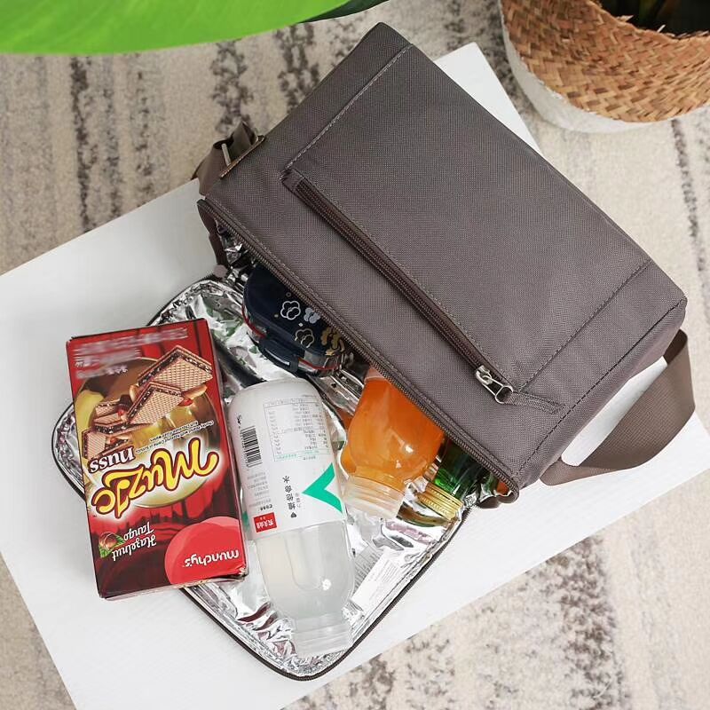 Bolsa enfriadora a prueba de fugas de 7L, caja térmica para almuerzo, picnic, termo para latas, paquete de hielo, bebidas, aislamiento para vehículos, bolso de hombro