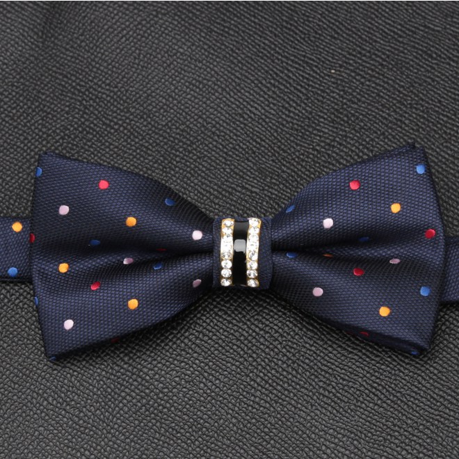 Men Luxurious Bowtie Groom Mens Striped Plaid Cravat Gravata Butterfly Wedding Bow Ties for Male Accessories Tie: LD-Z-014