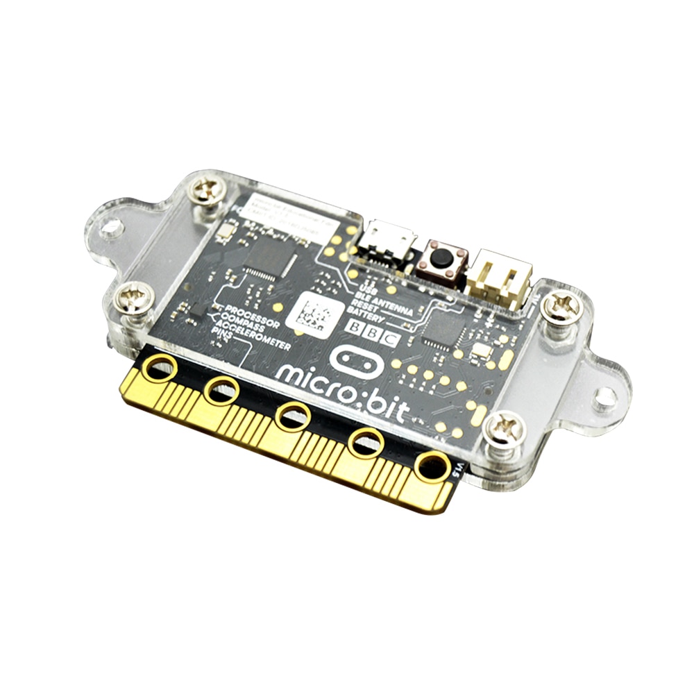 Micro Bit Board Micro: Bit Starter Kit, microbit Board Case + Alligator Clips + Uitbreiden Board Gebruikt Voor Onderwijs Diy Beginners