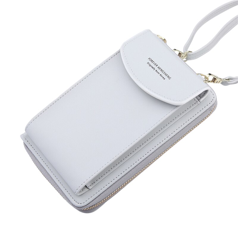 Luxe Handtassen Vrouwen Tassen Voor Vrouw Dames Hand Vrouwen Crossbody Purse Clutch Telefoon Portemonnee Schoudertas: Gray