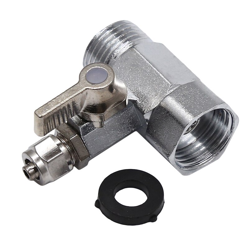 3 Way Diverter Hose Faucet Connector Fitting T Shape Adapter Connector For Shower Arm Bathroom Toilet Water Purifier Accessories