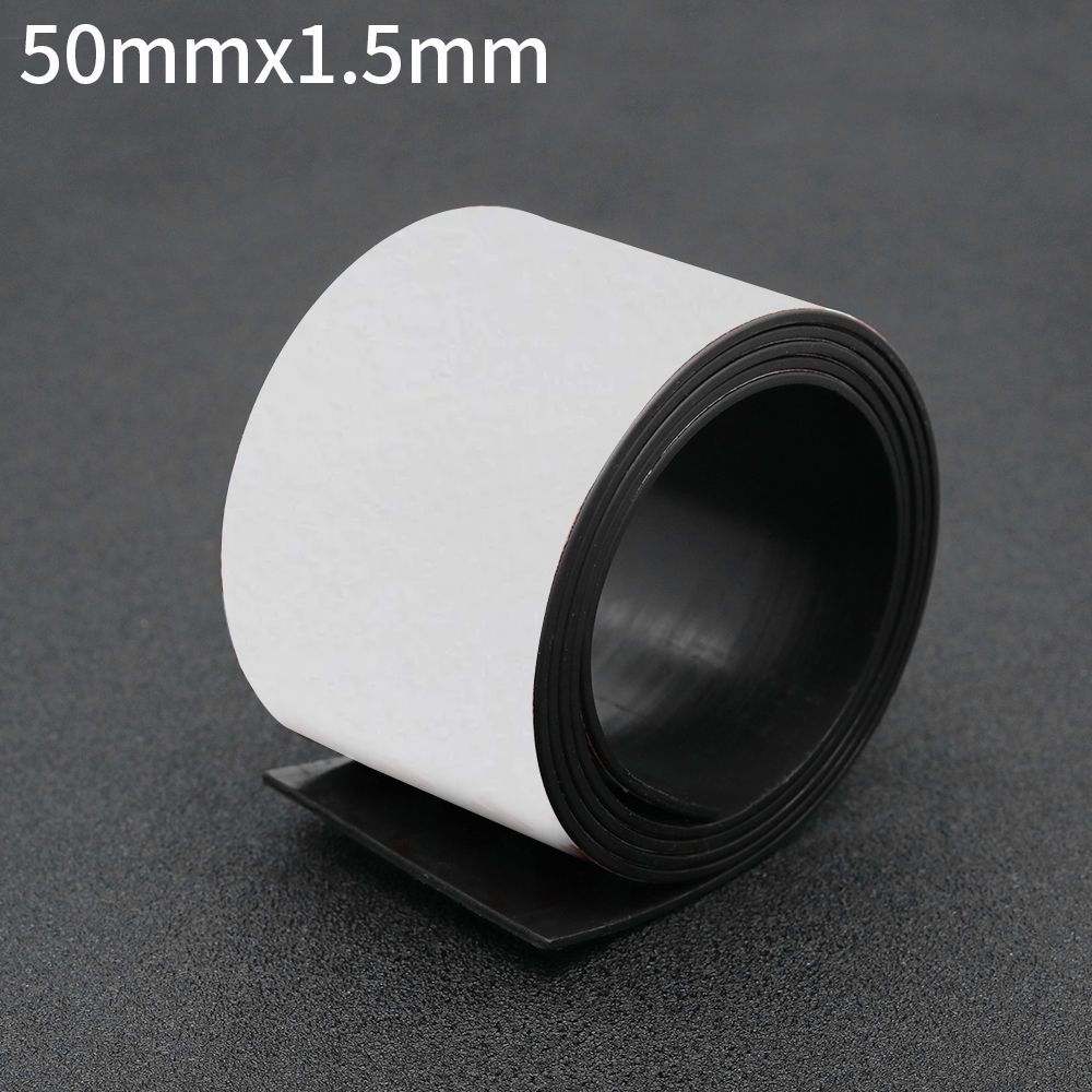 Zelfklevende magneetstrip Rubberen magneetband Sterke flexibele magneetstrip voor koelkast Fotoposters Gratis snijden DIY