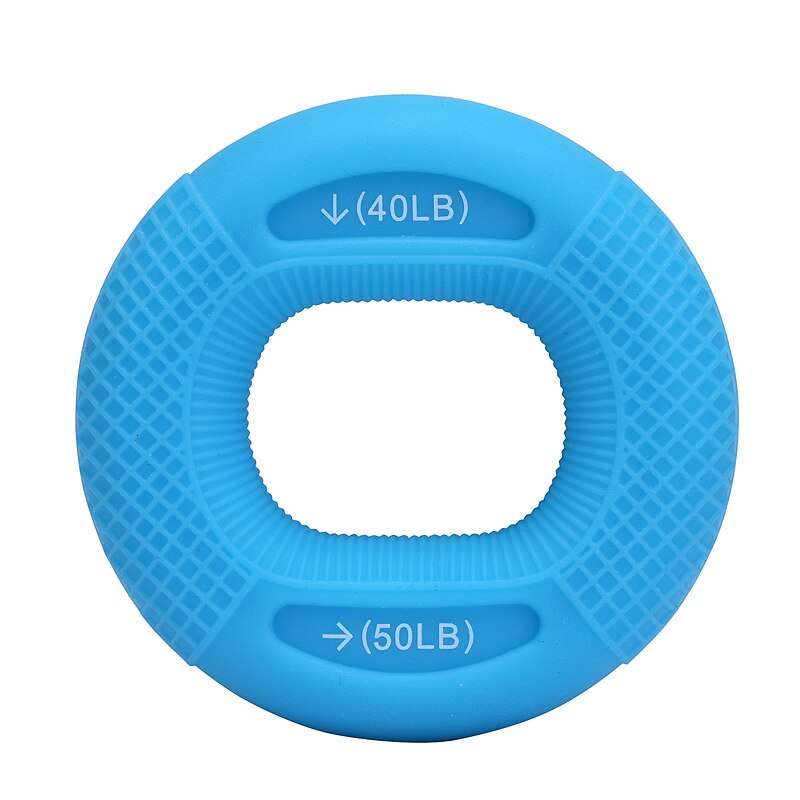 silicone Regolabile mano presa 20-80LB di Presa Anello di Barretta Avambraccio allenatore Carpale espansore muscolo allenamento Palestra per Il fitness: blu