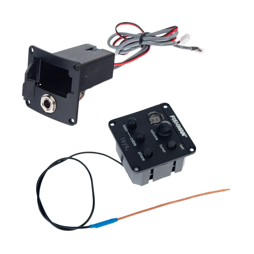 Fishman Isys + Eq Akoestische Gitaar Pick-Up Clip On Sound Hole Pick Up Onboard Voorversterkers Eq Tuner