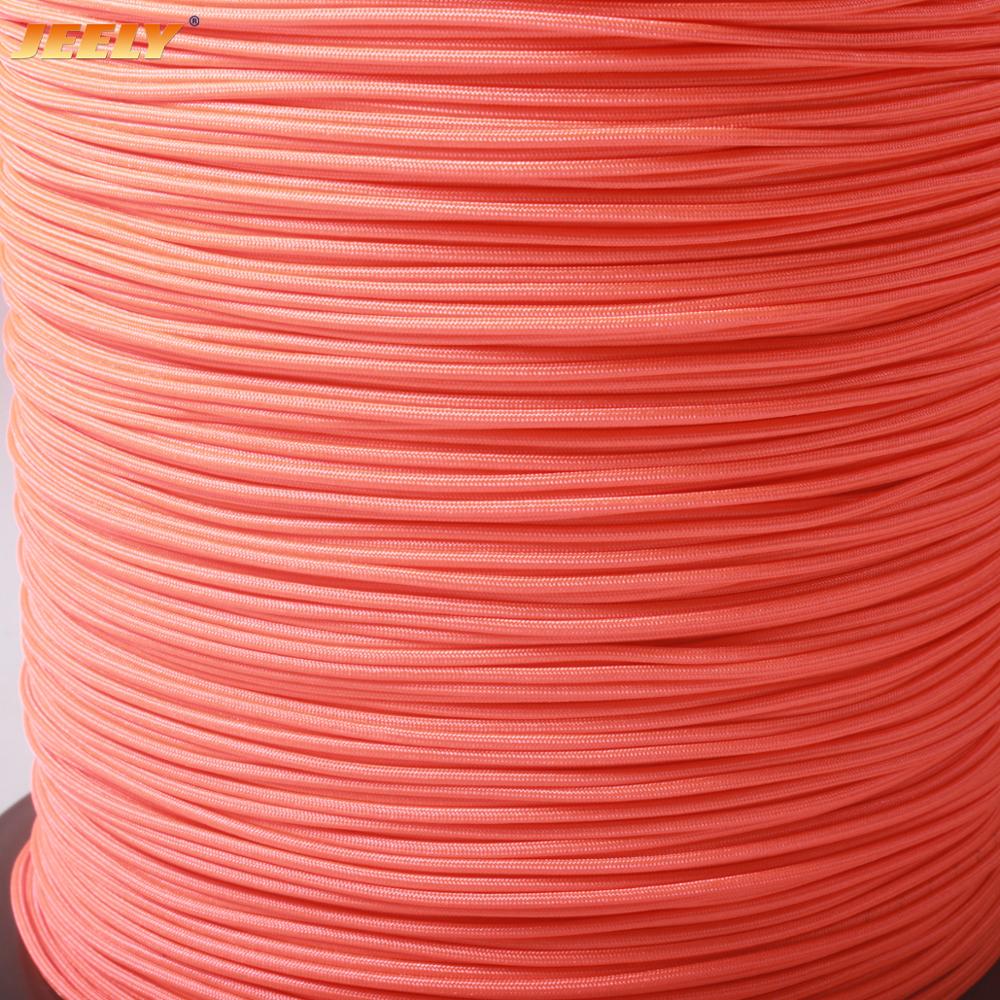 JEELY-Cuerda de manga exterior de poliéster con núcleo de fibra UHMWPE, 50m, 2,1mm, 250kg
