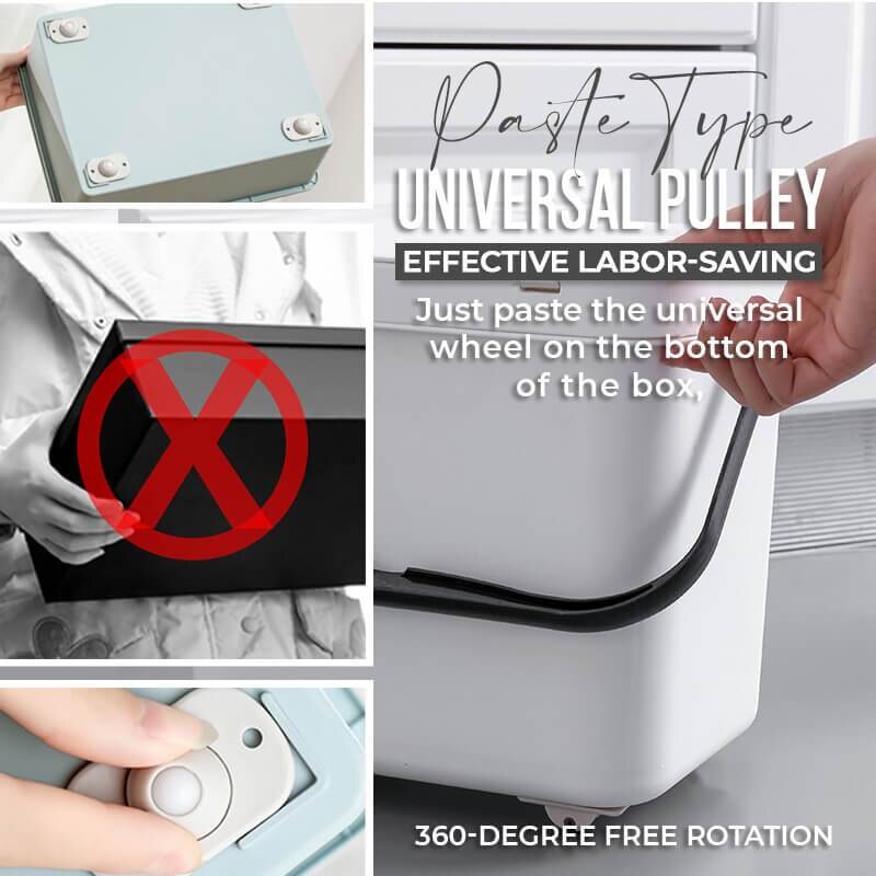 Self-adhesive casters for storage portable rotating rollers for furniture movable silent casters durable