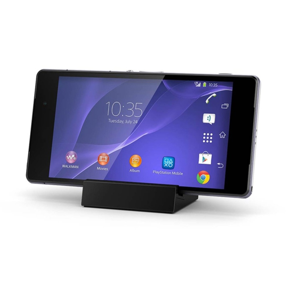 Neueste magnetisch aufladen Schreibtisch Dock Docking Bahnhof synchronisieren Wiege Ladegerät Für Sony Xperia Z2 förderung