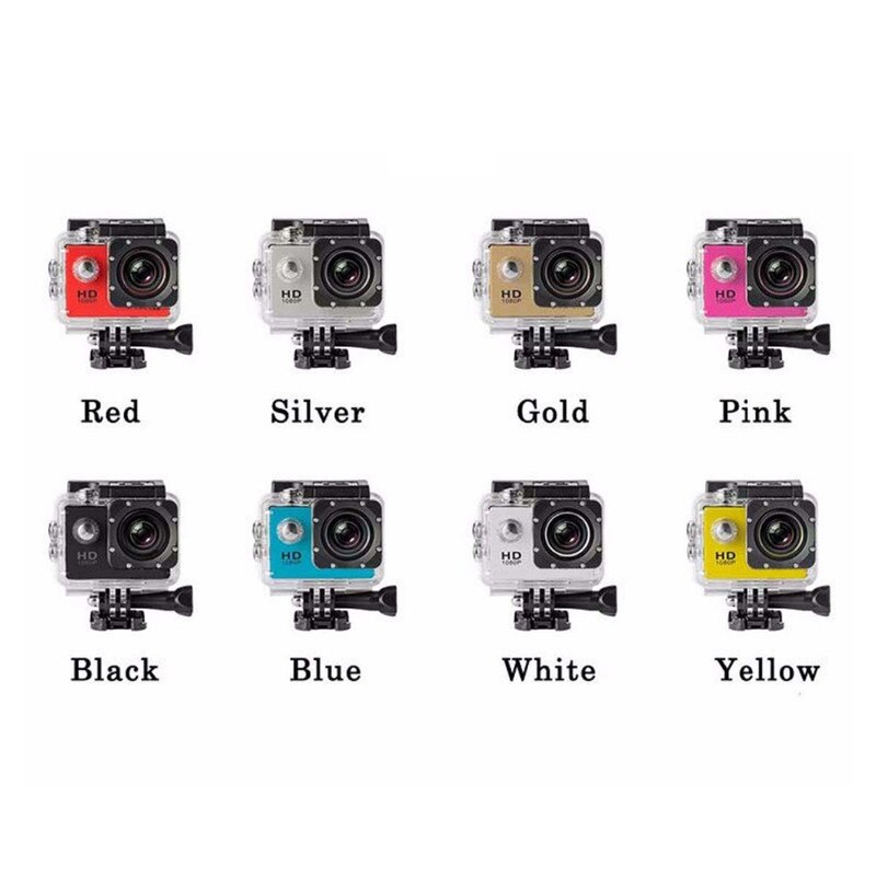 Outdoor Sport Action Mini Camera Waterproof Cam Screen Color Water Resistant Video Surveillance Underwater Camera