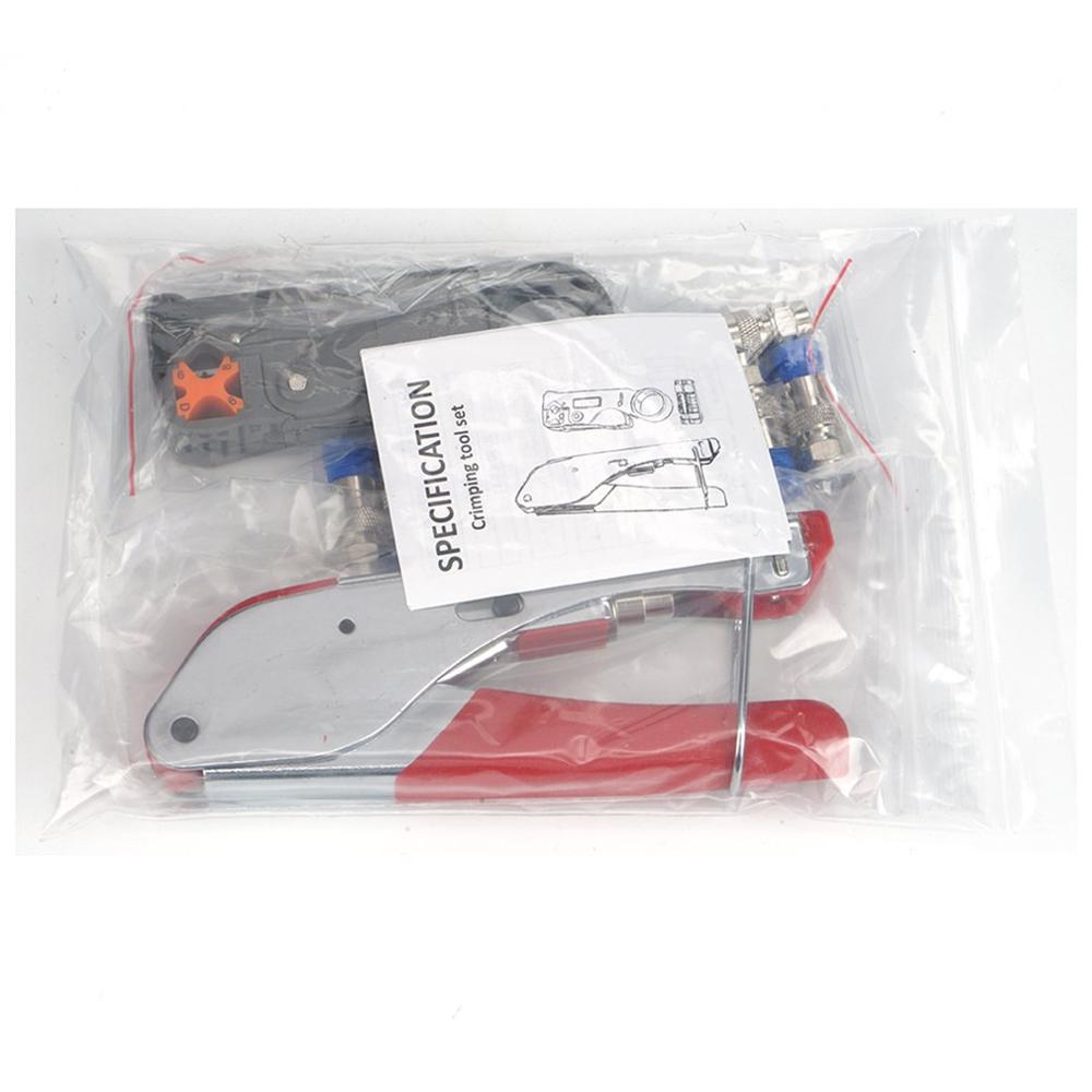Coaxial Cable Cable Cable Clamp Wire Stripper Set Portable Beautiful Practical Pliers Crimping Tool Kit