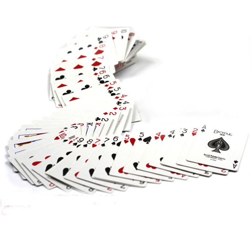 Waterdichte kaarten grap truc rekwisiet grap poker acrobatiek waterval kaartrekwisieten magie elektrisch deck pokerspel speelkaarten
