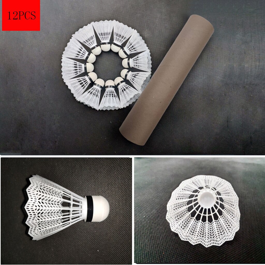12 Pcs/Set Badminton Shuttlecocks Feather Badminton Balls Outdoor Sports Badminton Accessories Durable Badminton#y4
