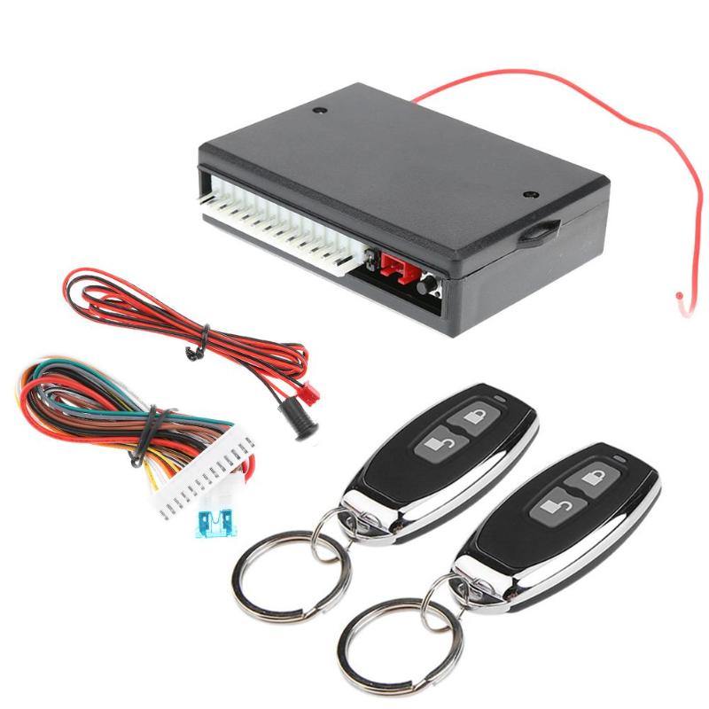 Universal Car Vehicle Centrale Kit Deurslot Unlock Elektrisch Slot En Air Slot Met Afstandsbediening Auto Alarm Systemen