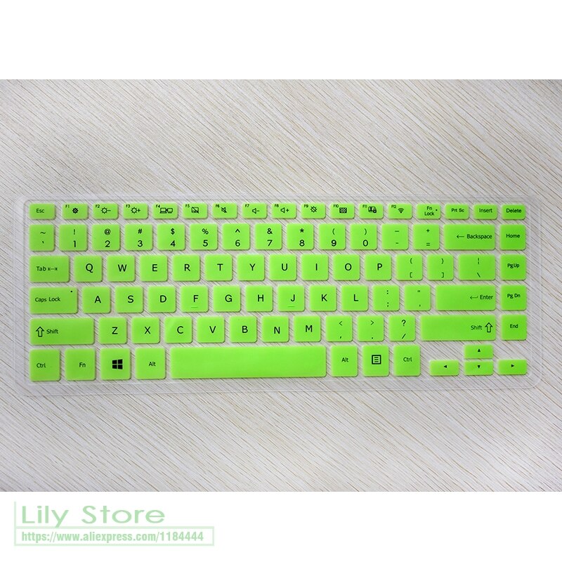 For Samsung Notebook 9 Pro Np940X5N Np940Z5L 940X5N 900X5L Cn Np500R4H Keyboard Cover Protector Skin: green