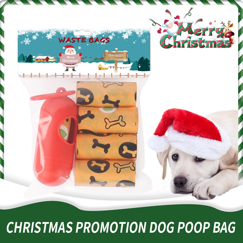 75 cuenta perros Bolsa para popó Biodegradable perro Bolsa para popó s bolsas para excrementos de mascotas Rosa limpiar rollos de recarga bolsas de caca de mascota Bolsa para popó s