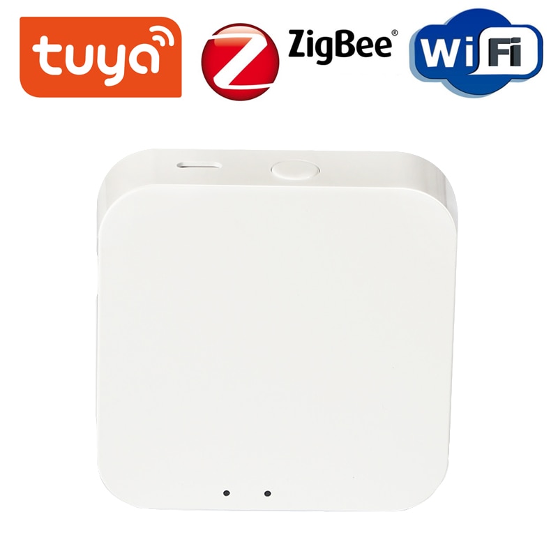 Trådløs tuya zigbee gateway hub understøttelse af smarte hjemmeenheder tilføj app gateway smart lysstyring zigbee 3.0 fjernbetjening