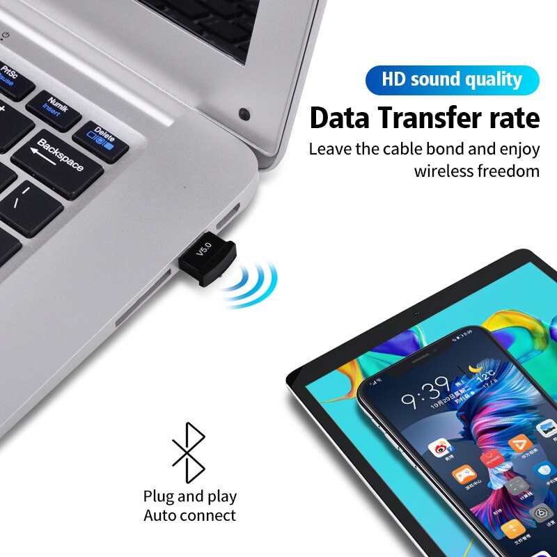 Wahre 5,0 Bluetooth Adapter USB Bluetooth Sender Für PC Computer Rezeptor Laptop Kopfhörer Audio- Drucker Daten Dongle Empfänger