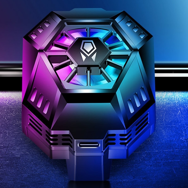 CellPhone Cooler Semiconductor Heatsink Phone Radiator for Android Phones Play Games Lives Watch Videos Black White