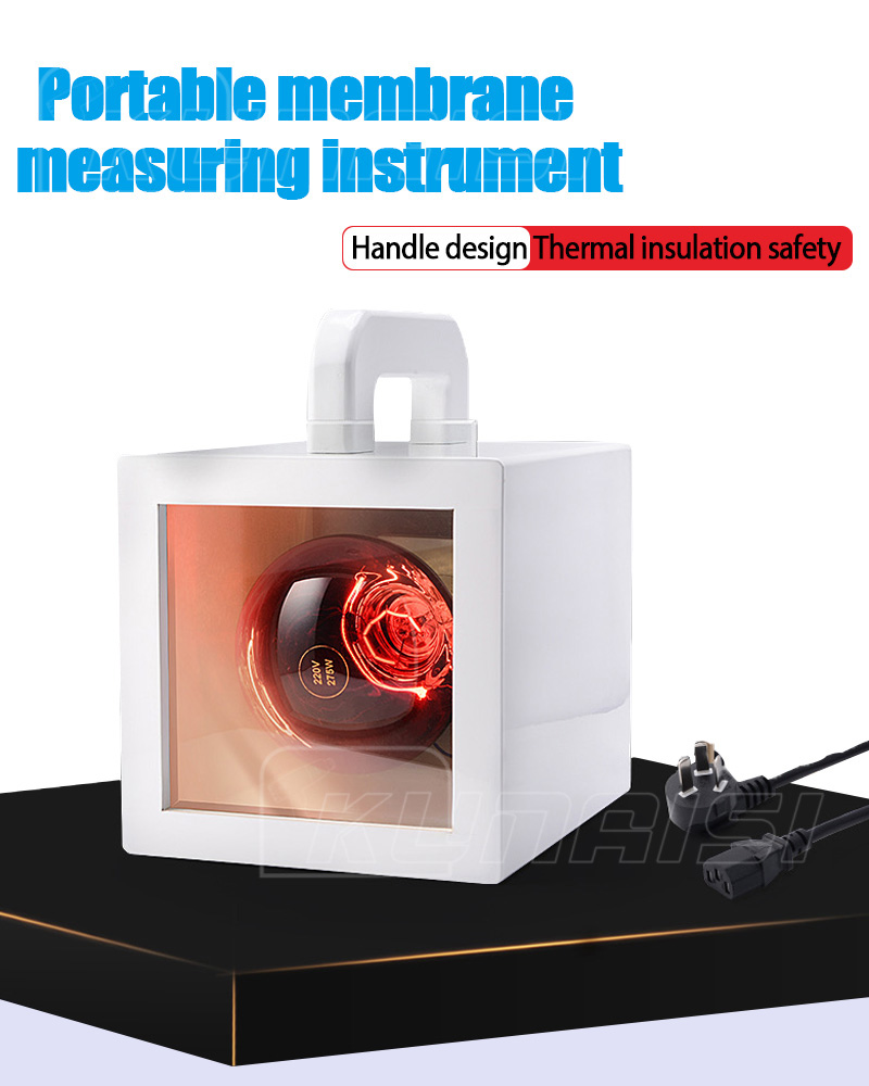 220V Wooden baking lamp Vehicle Solar Film Car Window Tint Tester Heat Rejection Test Box Infrared Paint Curing Lamp KNS-21