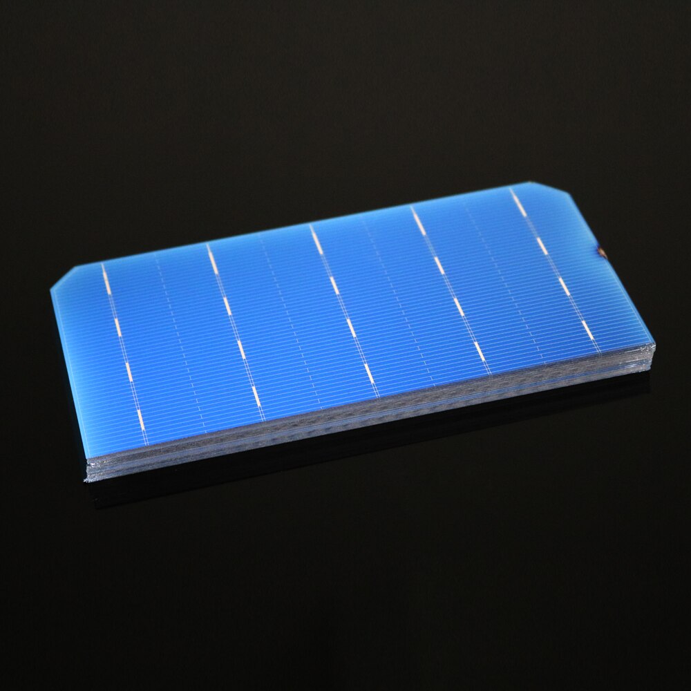 40/50/100PCS 2.48W 4.46A Mono Solar Cells 156x78MM Cheap Grade A monocrystalline PV DIY Photovoltaic Sunpower C60 Solar Panel