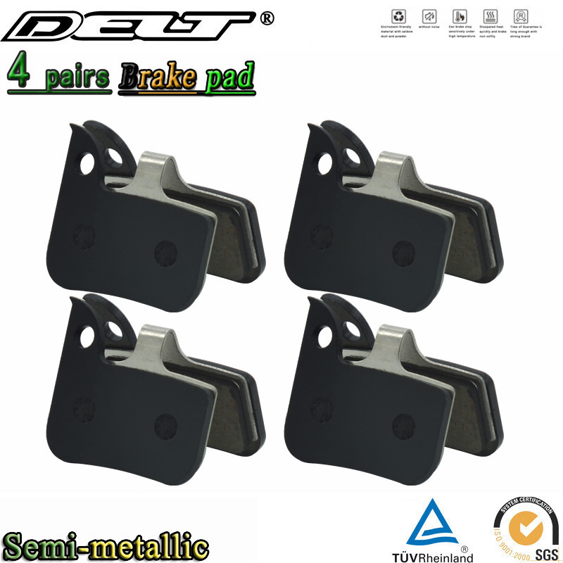 4 Pair MTB Mountain E-BIKE Bicycle Disc Brake Pad FOR SRAM AVID Rival 22 S700 Red 22 B1 Force 22, CX1 Semi-Metallic Accessories: Default Title
