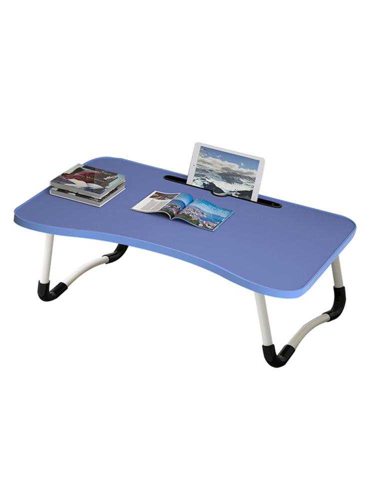 Laptop Bureau Opvouwbare Draagbare Bed Tafel Multifunctionele Lade Met Antislip Katoen Pads Voor Home Camping