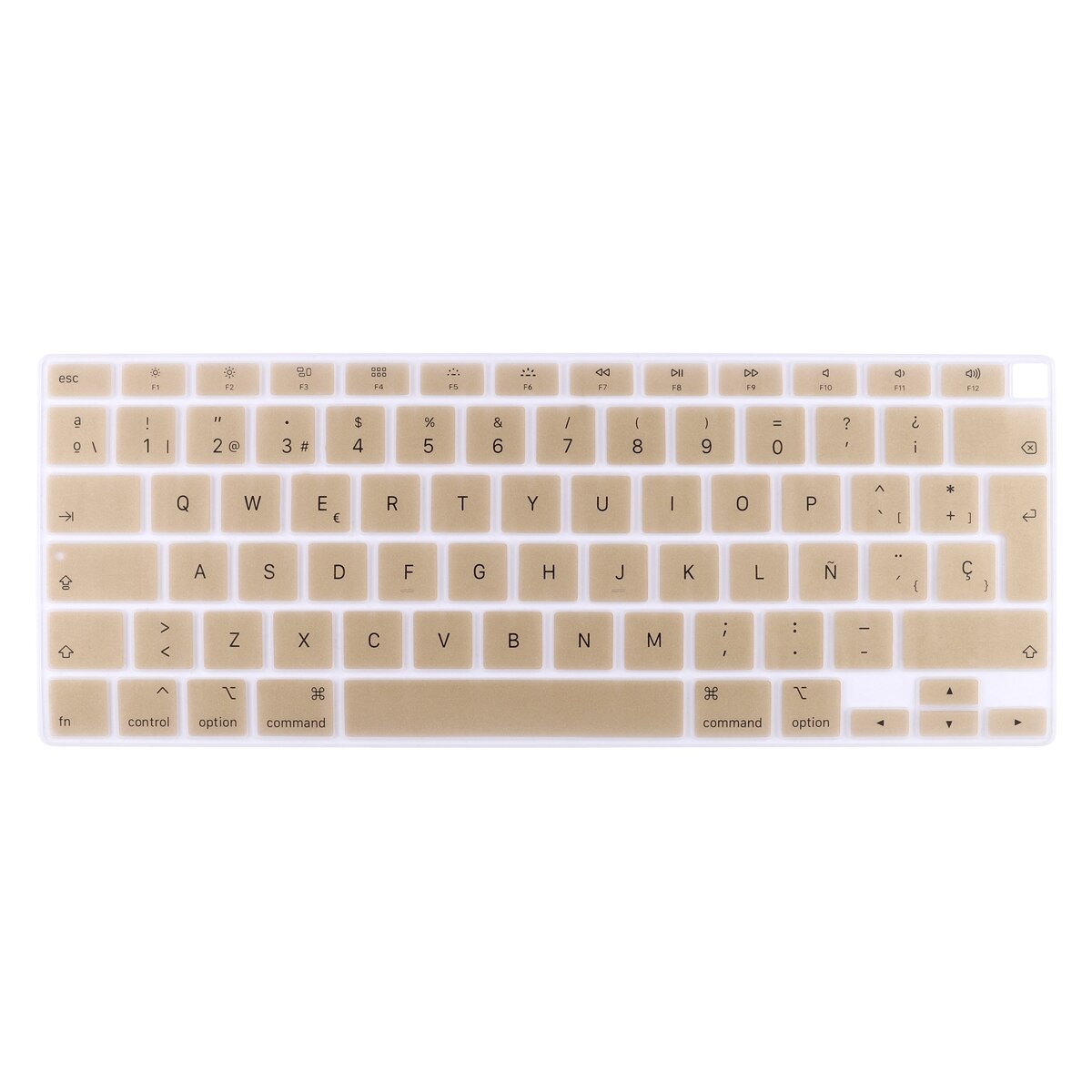 UNS/EU Geben Typ Spanisch/Russisch/Französisch Englisch Tastatur Abdeckung Für MacBook Air 13 A2179 A2337 touch ID Transparent Haut: EU Spanish gold