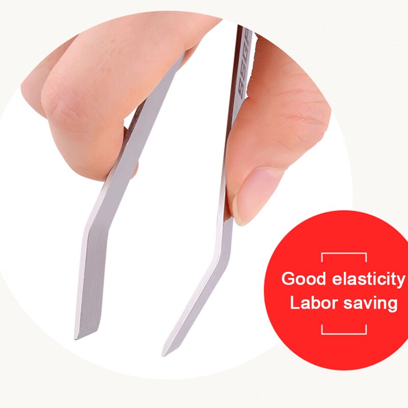 Stainless Steel Fishbone Tongs Metal Fish Hair Remover Kitchen Stubbs Plucking Fur Bones Clip Tong Tweezers Animal Pliers BBQ