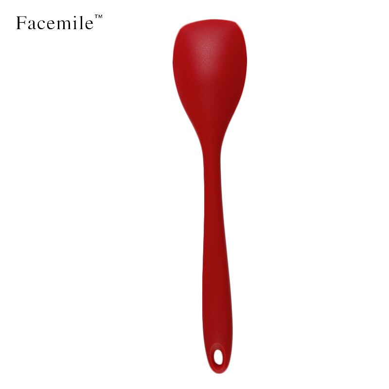 Grote Siliconen Met Core Lepel All-Purpose Siliconen Hittebestendig Lepel Spatel Keuken Accessoires Cadeau